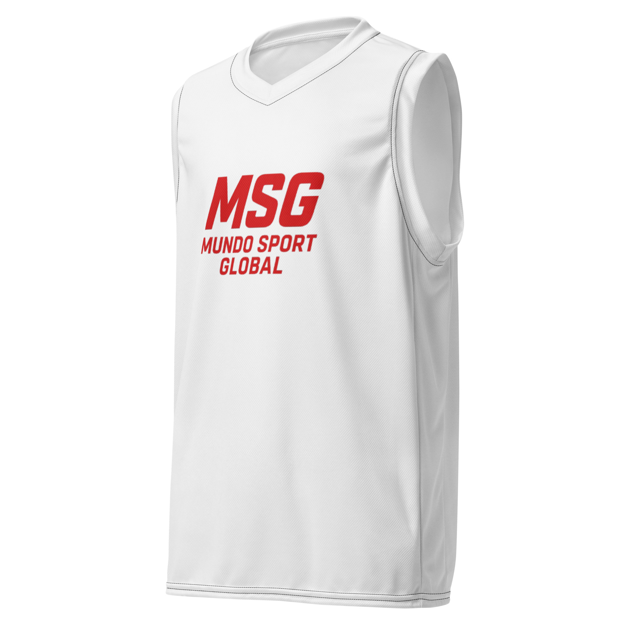 Recycled unisex basketball jersey - Image 2
