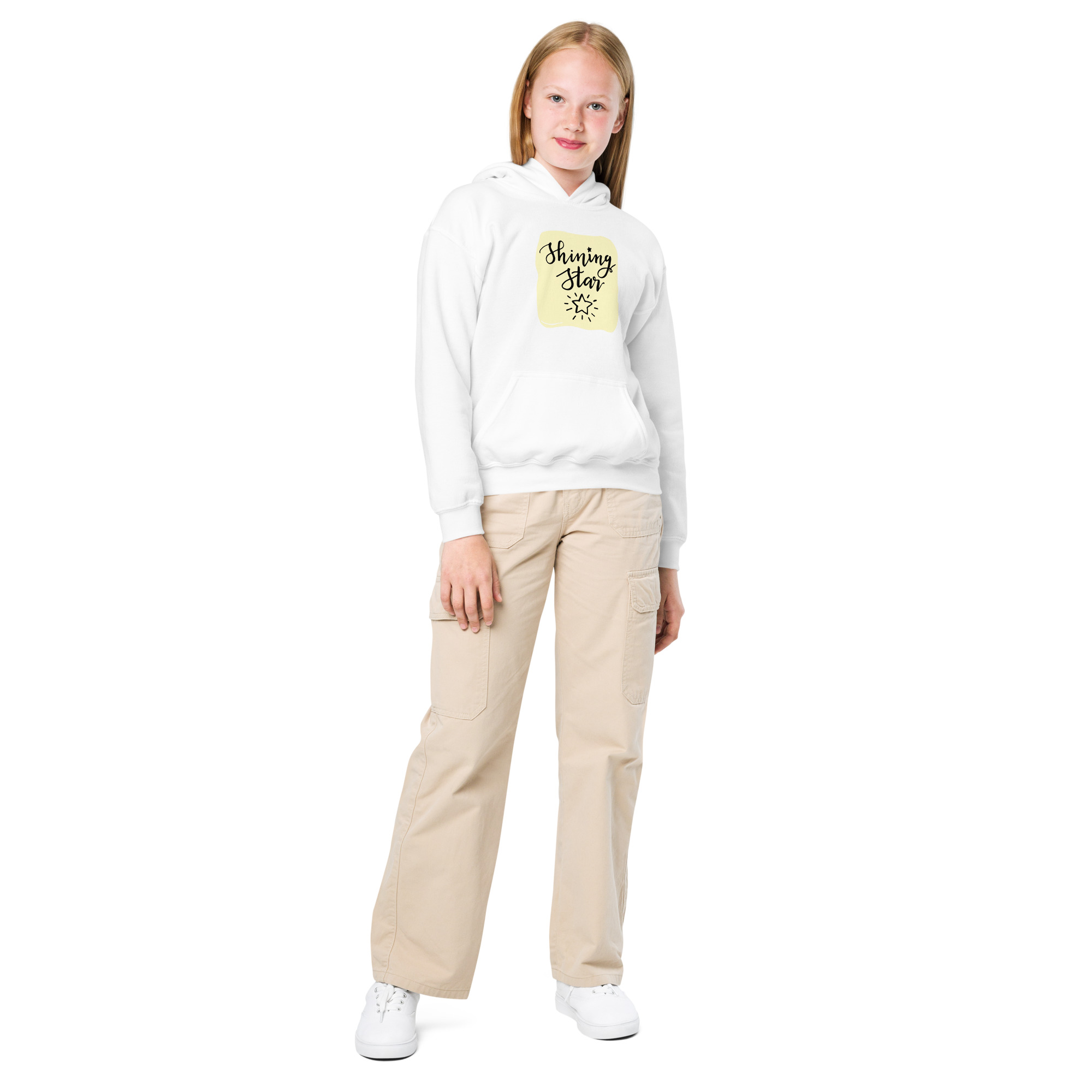 Youth heavy blend hoodie - Image 4