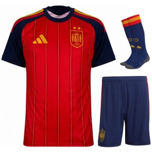 Camiseta España Niños Primera Equipación 2026: Los pequeños aficionados ya visten al Campeón del Mundo ⭐⭐