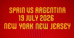 Detalles de la final (Spain vs Argentina, 19 July 2026)