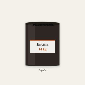 Carbón de encina: saco de carbón vegetal de encina de 14 kg para hostelería