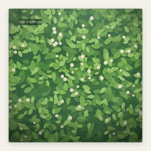 Panel vegetal con flores de colores: primavera Bunyola: panel vertical de follaje artificial de 100 × 100 cm