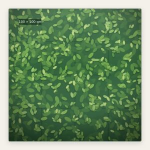 Planta rosario artificial colgante: colgante Rosario: panel vertical de follaje artificial de 100 × 100 cm