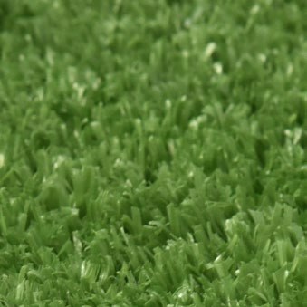 Detalle de la fibra del césped artificial económico Seúl en primer plano